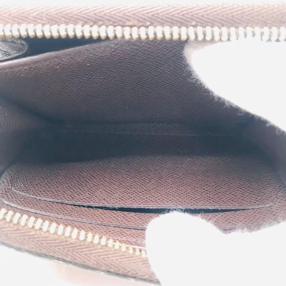 ルイヴィトン✨ダミエ エベヌ ジッピー パース 小銭入れ ケース 茶