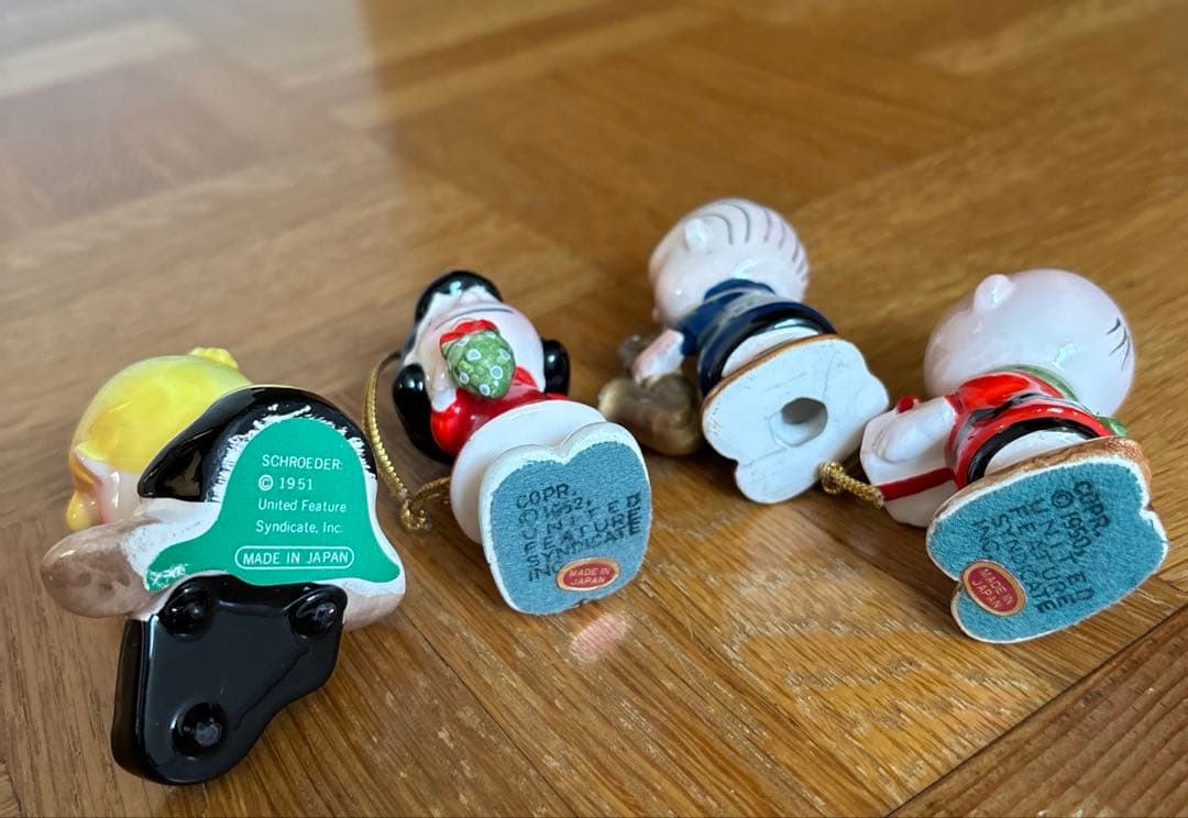 スヌーピー　ピーナッツギャング　オーナメント　まとめ売り　陶器