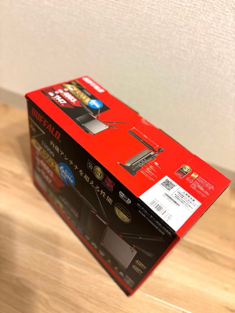 BUFFALO WXR-11000XE12 無線LANルーター Wi-Fi 6E