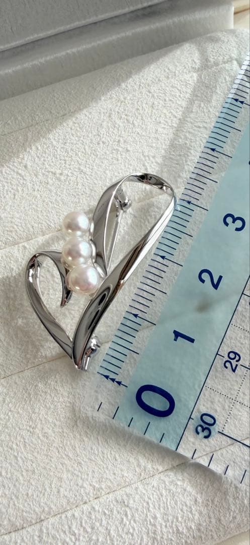 最終価格です❤️【未使用】ミキモトブローチ