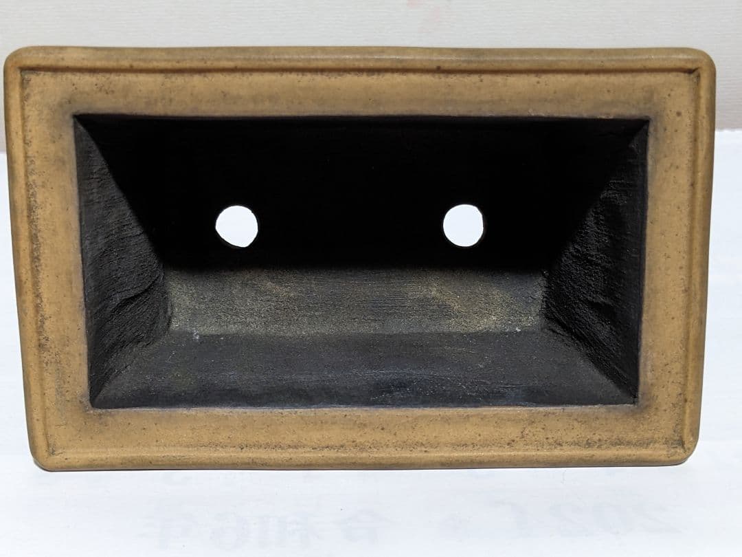 ♦中国 長方形 神獣飾り盆栽鉢 小品盆栽鉢 古玩古美術品 コレクション 骨董品