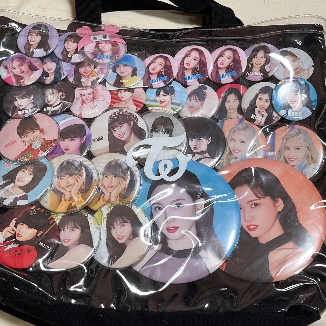 TWICE モモ 缶バッジ 痛バ バッグ