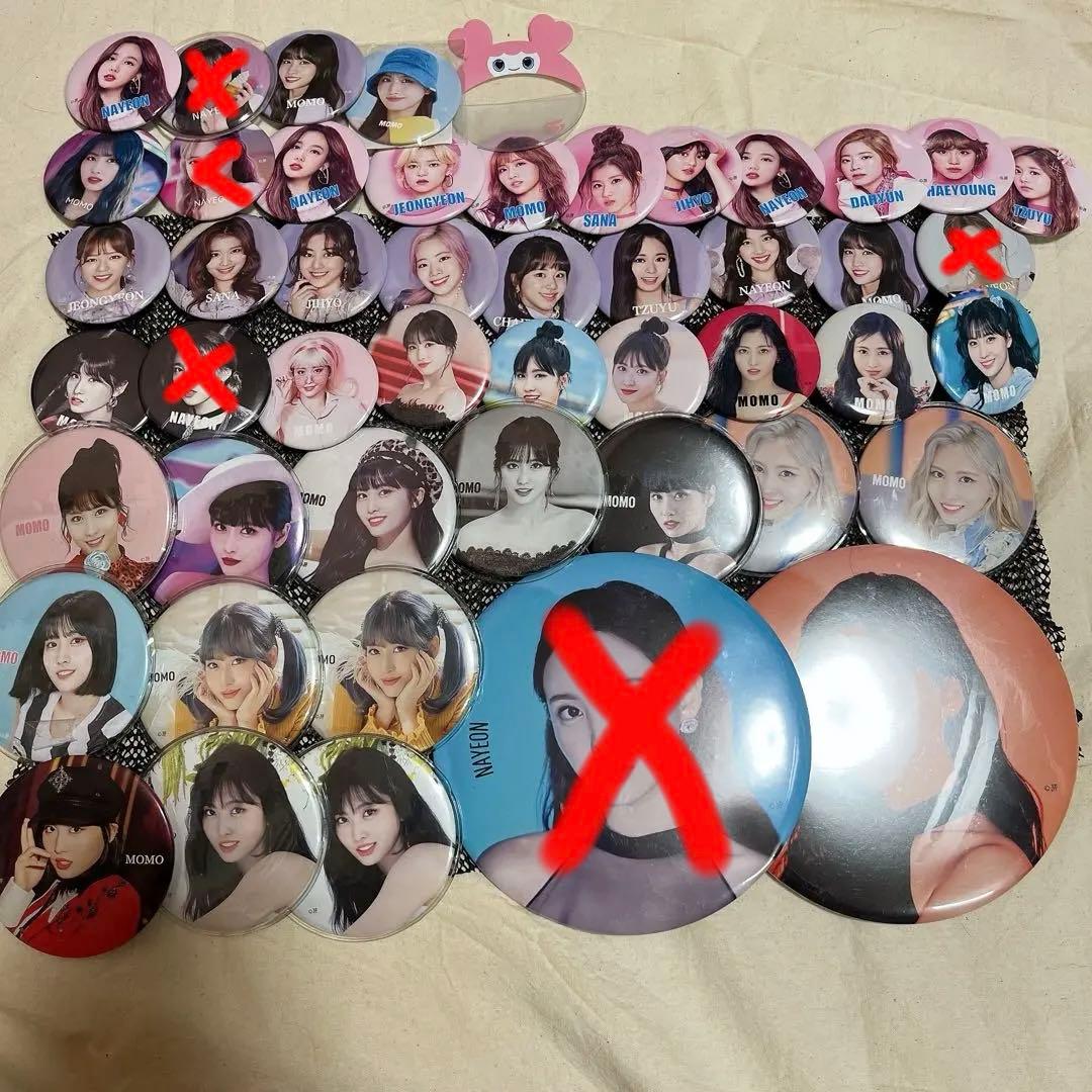 TWICE モモ 缶バッジ 痛バ バッグ