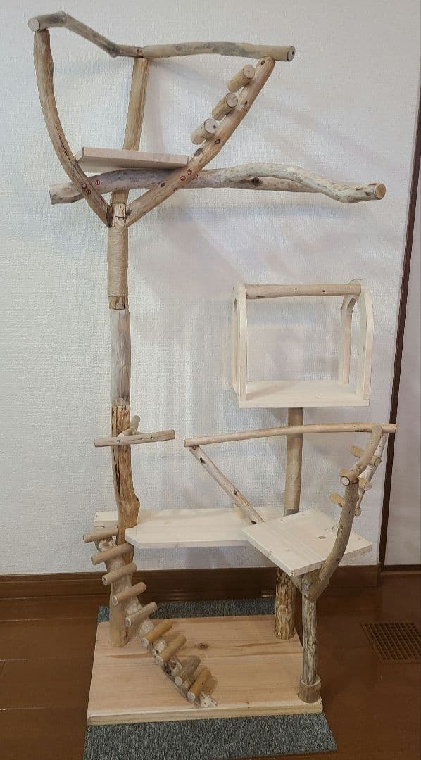 ② MEGオーダーバードアスレチック　流木　ハンドメイド