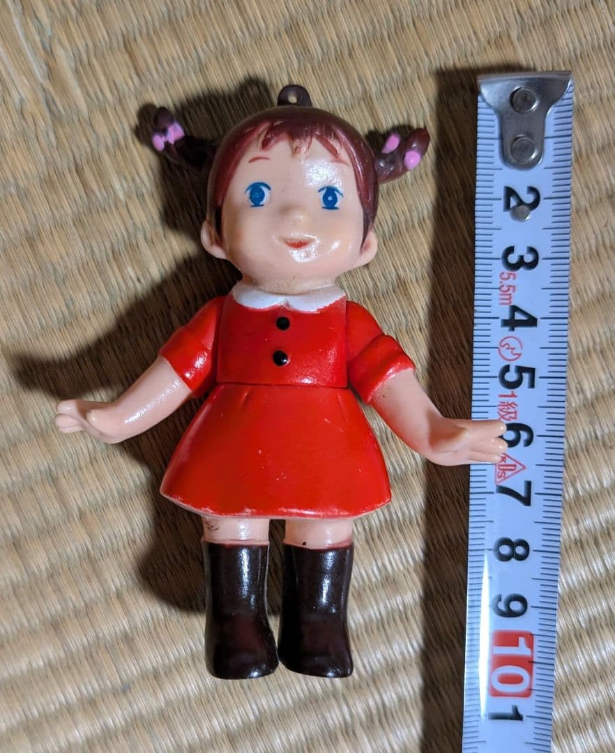 【希少】草原の少女ローラ　パトラ製　ソフビ　当時物　レトロ　キーホルダー