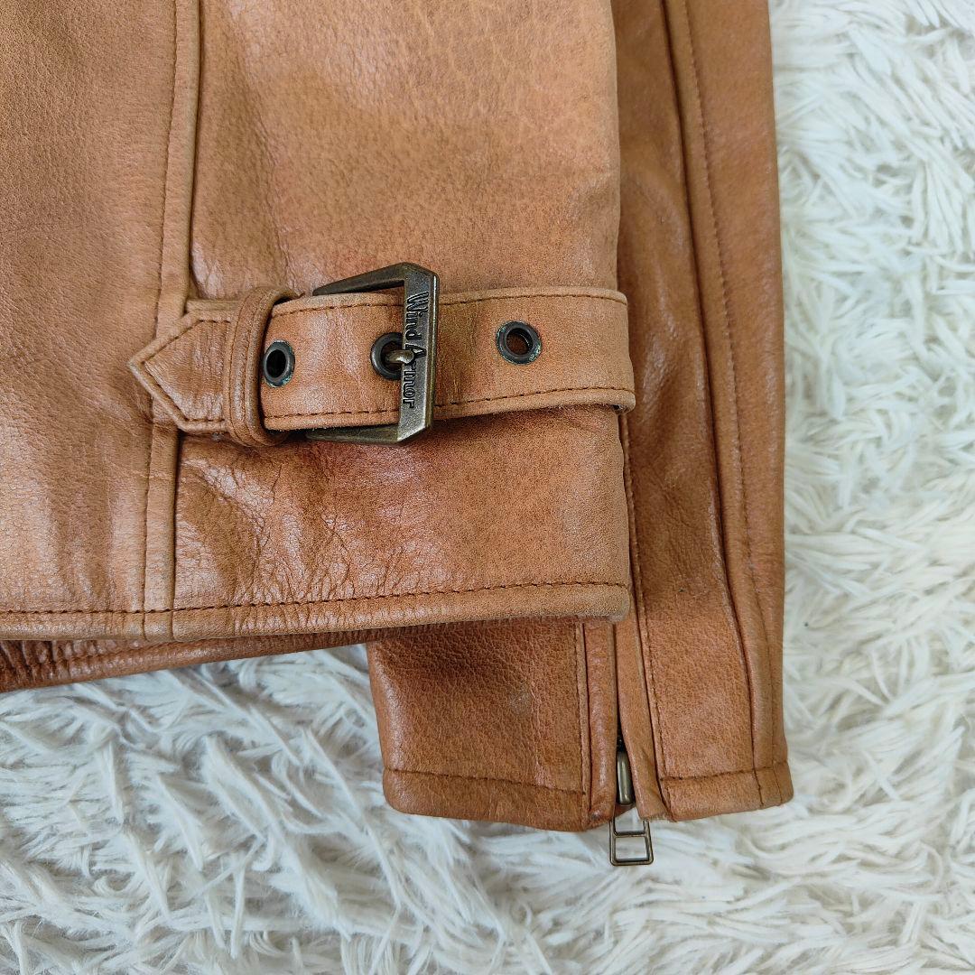 Wind Armor ウインドドアーマー レザージャケット LL　キャメル