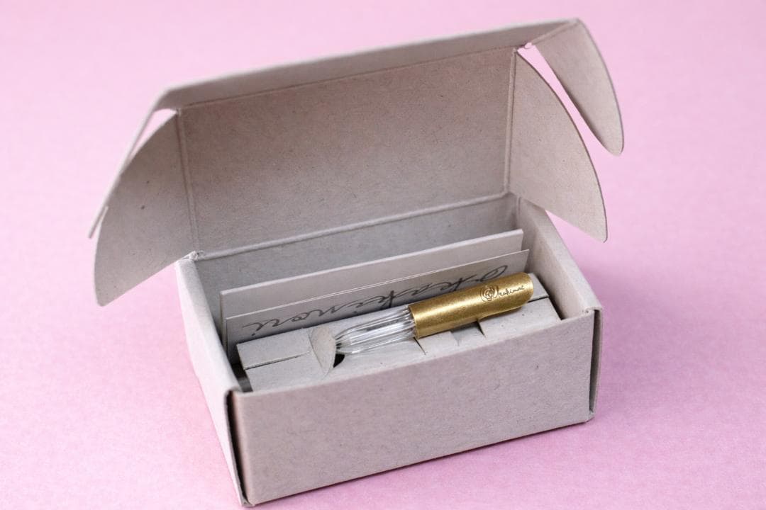 Kakimoriカキモリ Glass nib+nib holder藍染