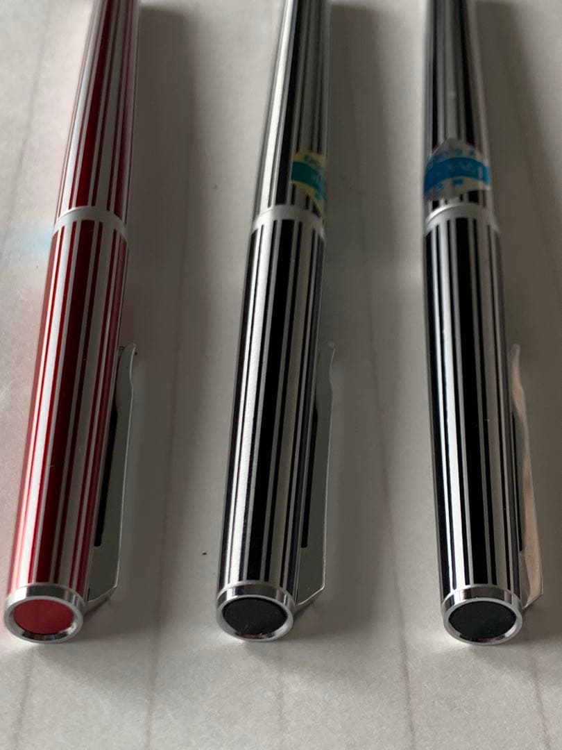 プラチナ 万年筆 18K F（細字） 3本まとめ