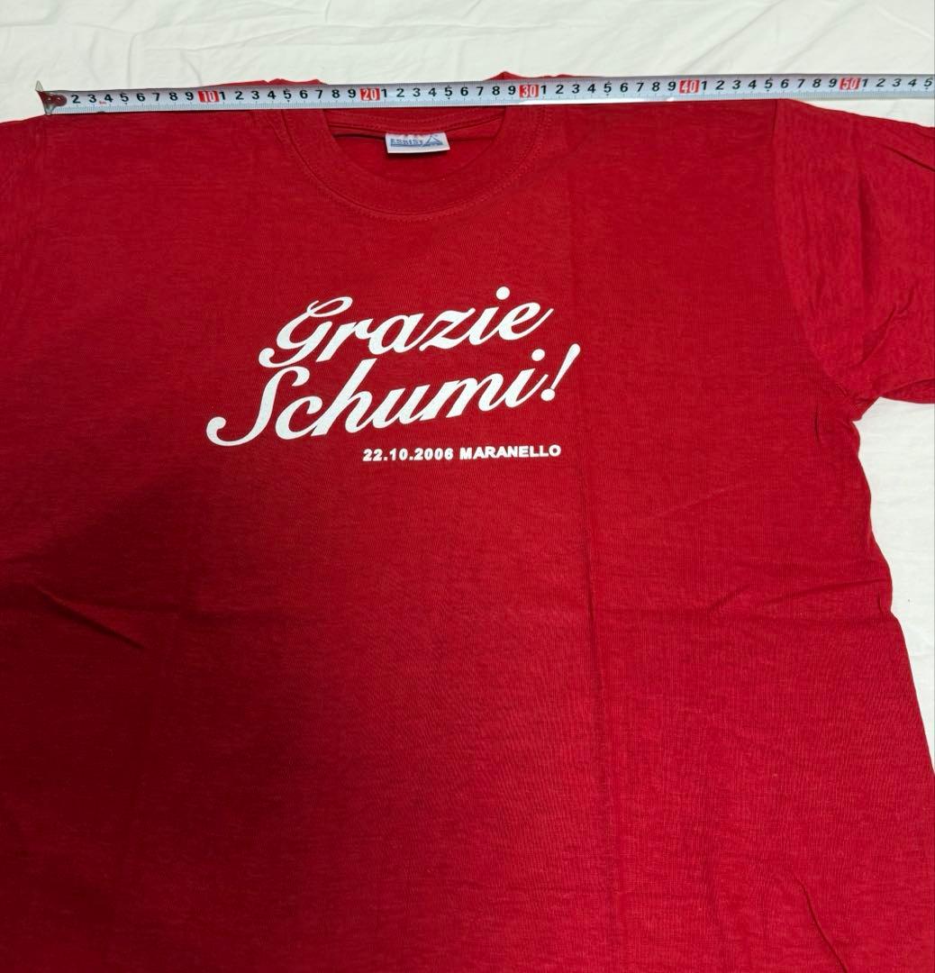 ミハエル•シューマッハ　フェラーリ引退記念Tシャツ グラッチェシューミー　M新品