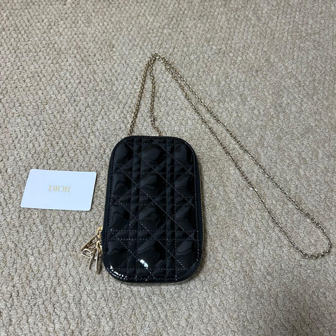 LADY DIOR ディオール　フォン　ショルダーバッグ