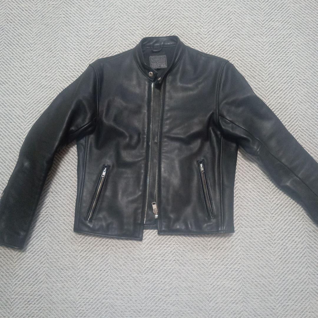 KADOKA K'S LEATHER ブラックレザージャケット L