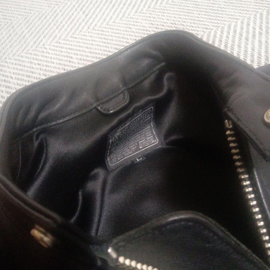KADOKA K'S LEATHER ブラックレザージャケット L