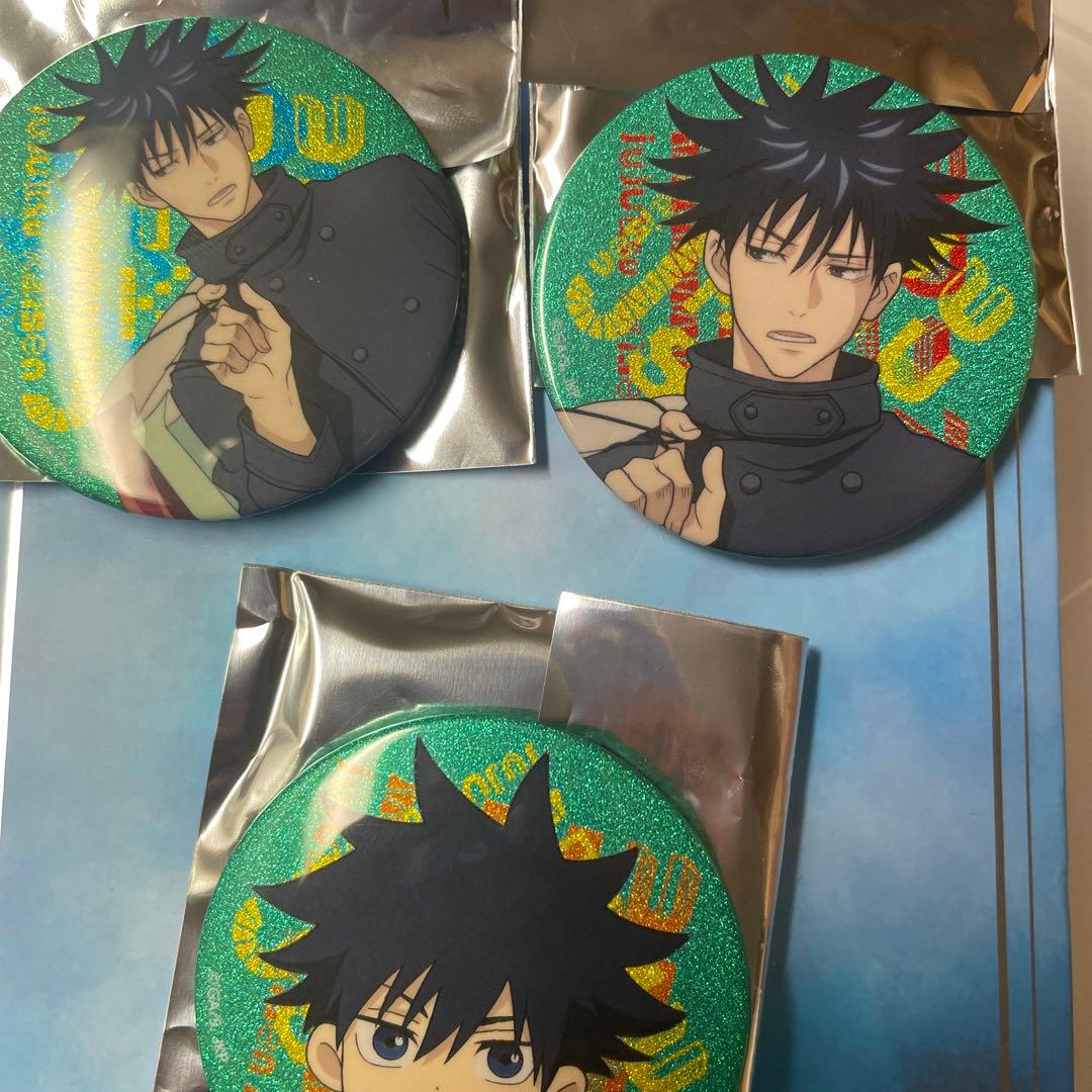 呪術廻戦 伏黒恵 缶バッジ3個セット