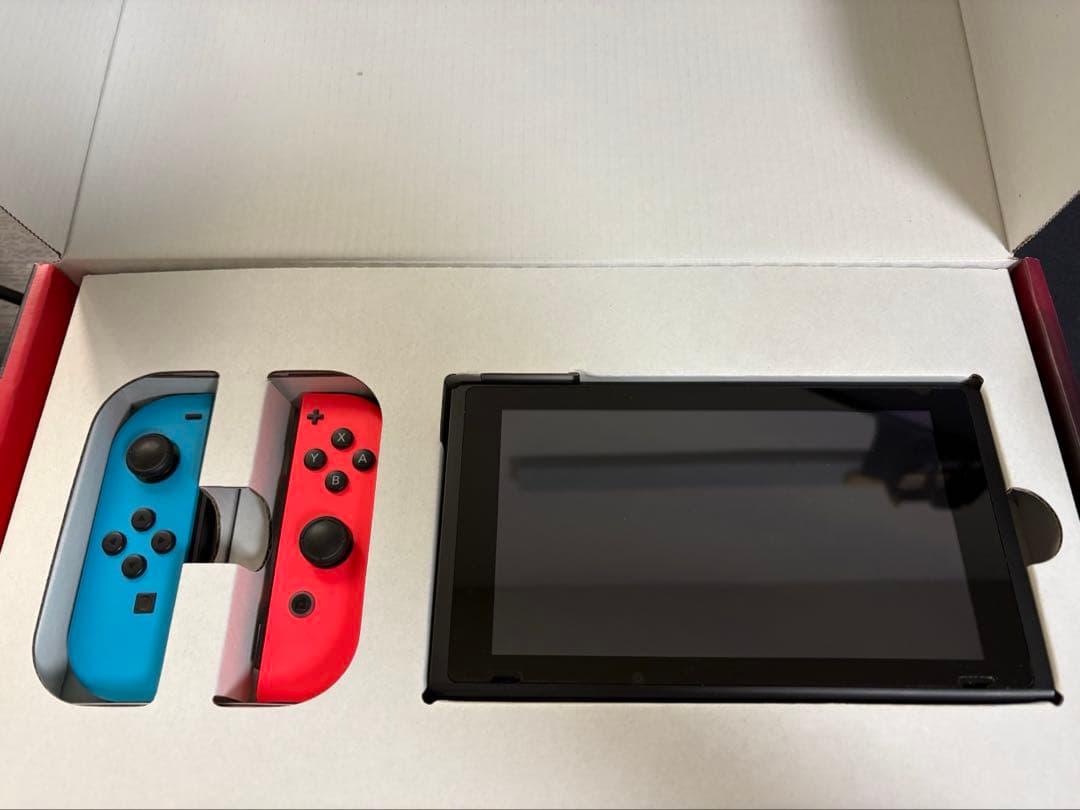 [ケース&SD付き]Nintendo Switch 本体 赤/青 Joy-Con