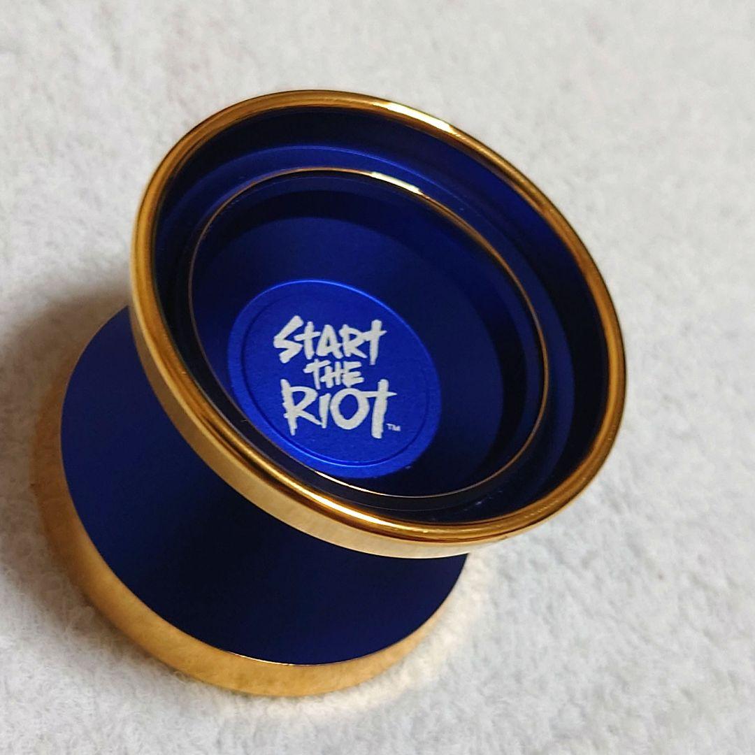 【ヨーヨー】スタートザライオット(青×金)：リベリオン/57M