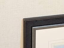 【真作】版画　織田義郎　銅版画　函館ハリストス正教会と港町風景　Y166