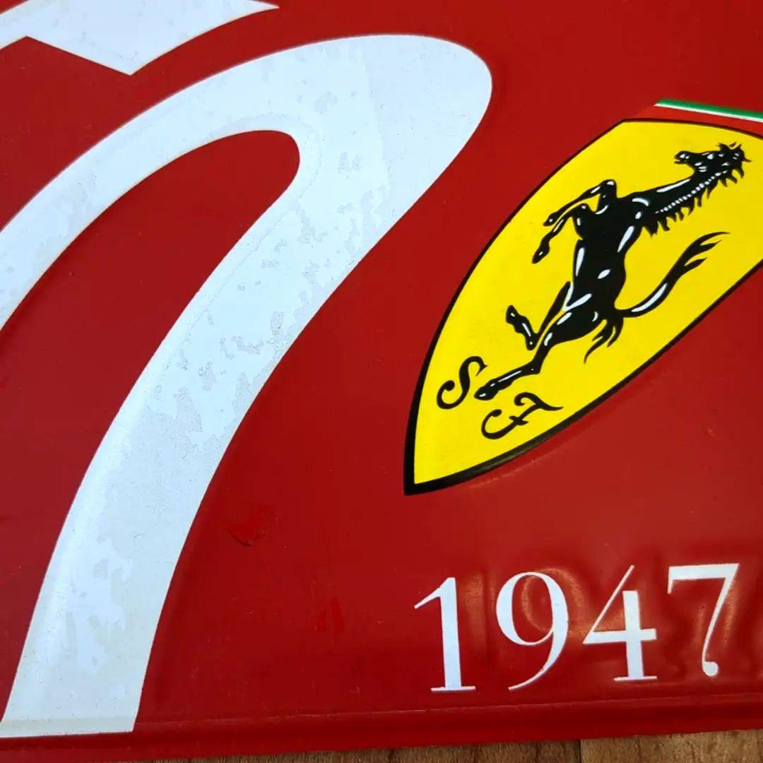 50周年記念　フェラーリ　ナンバープレート　オブジェ　Ferrari　激レア