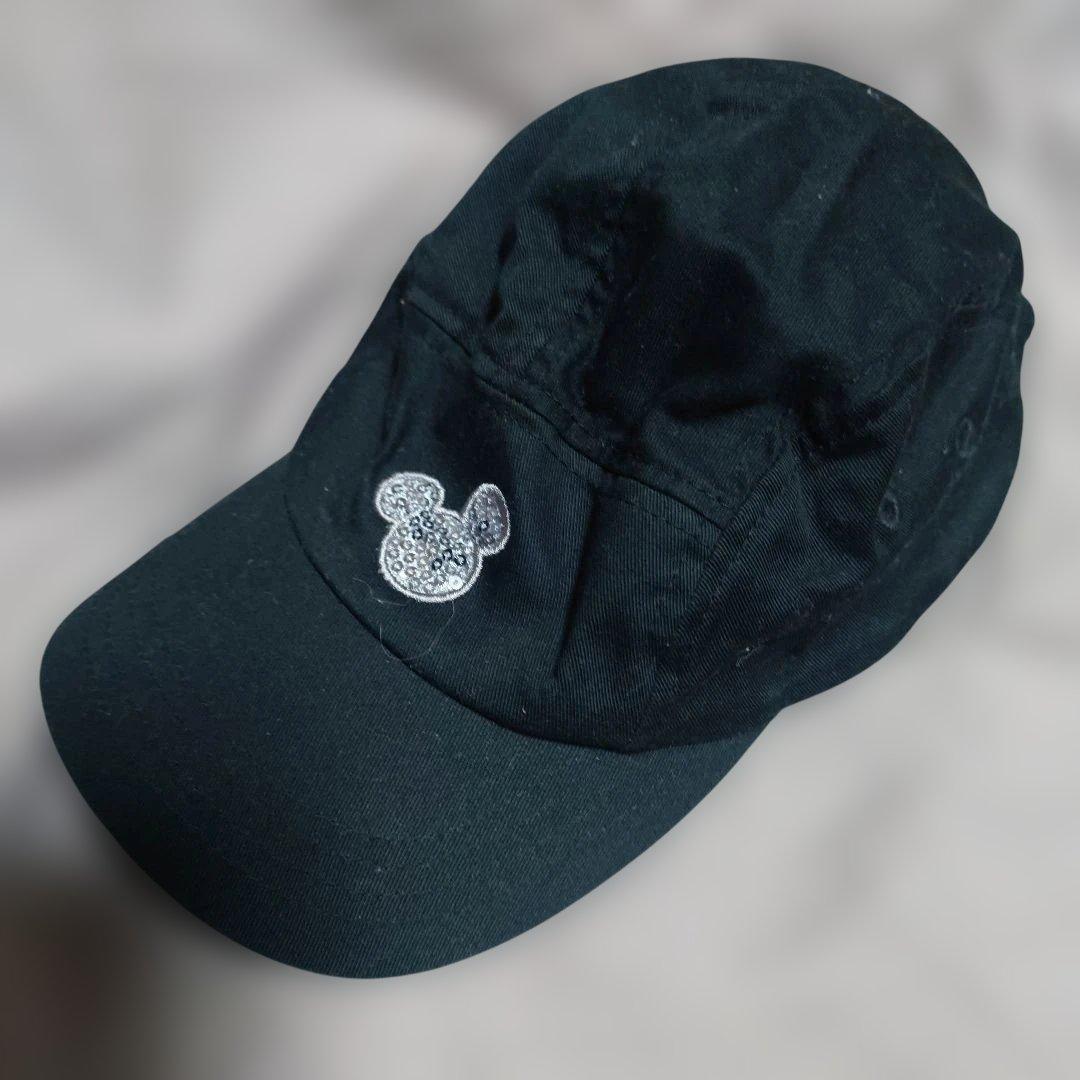 Disney Parks カリフォルニアディズニーランド　キャップ　黒　ブラック