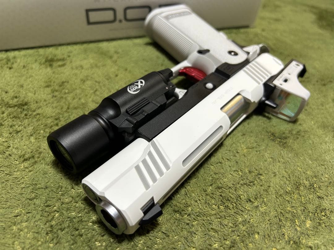 購入総額¥46000！！ハイキャパホワイトD.O.R 最強フルセット！！