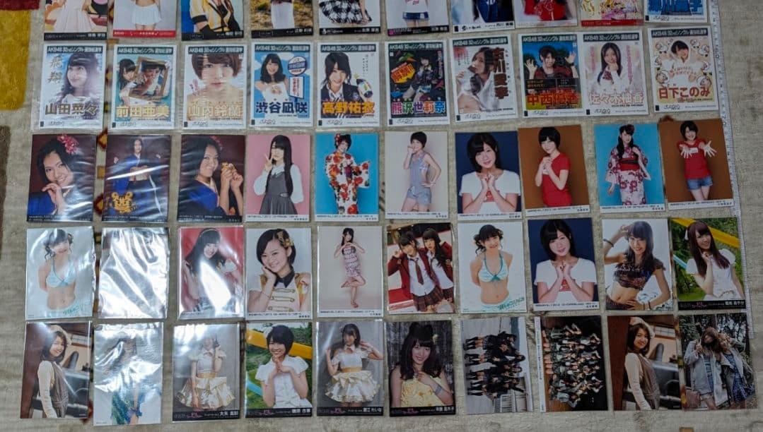 美品 グラビア 公式 特典 生写真 150枚セット (ダブリ15枚含)大島優子他