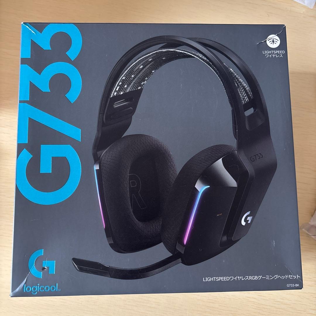 Logicool G ワイヤレス ゲーミングヘッドセット G733-BKr