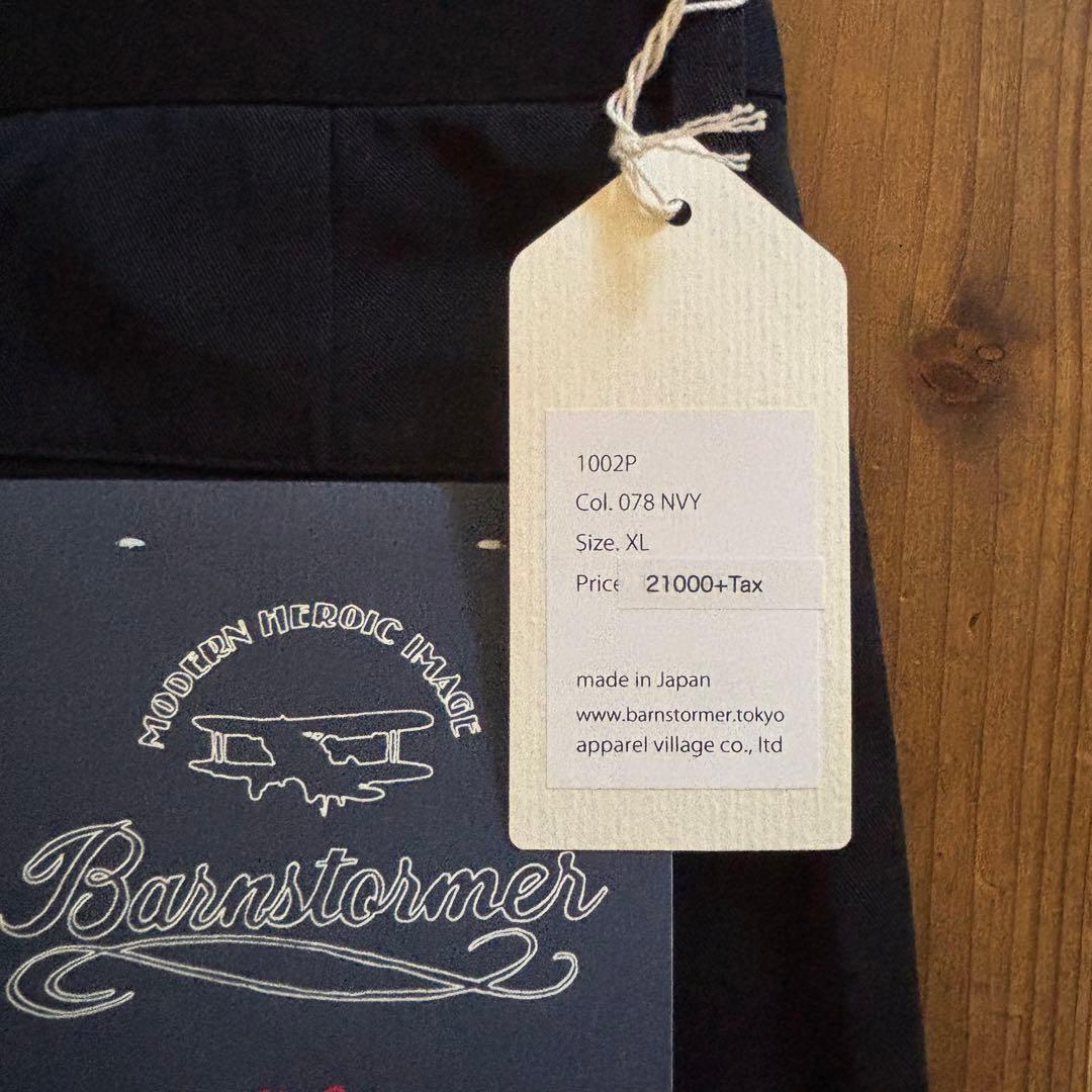 【新品未使用】バーンストーマー 1002P 2プリーツドレスチノ チノパン日本製