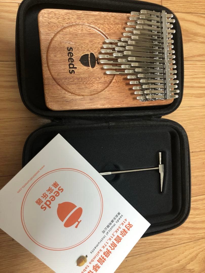 seeds41キー　クロマティックカリンバ　ケース付　新品