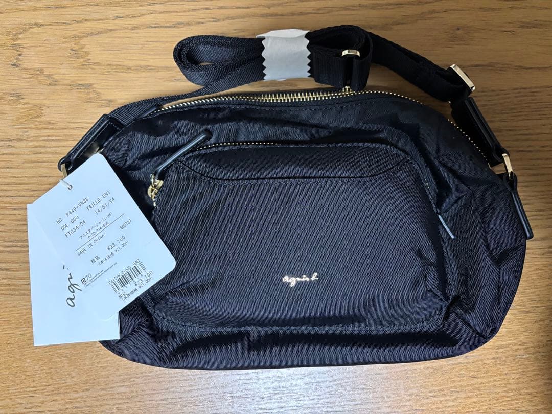 新品タグ付き agnes b. ショルダーバッグ FT03A-04