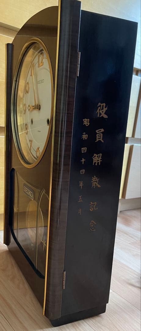 セイコー　アンティーク壁掛け時計　ゼンマイ式　振り子時計