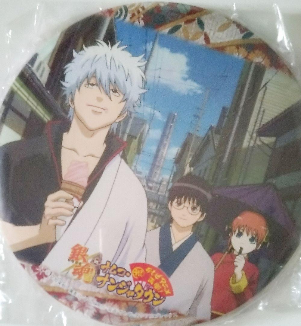 銀魂　ナンジャタウン景品テレビアニメ再開　デカスタンド缶バッジ　坂田銀時　万事屋