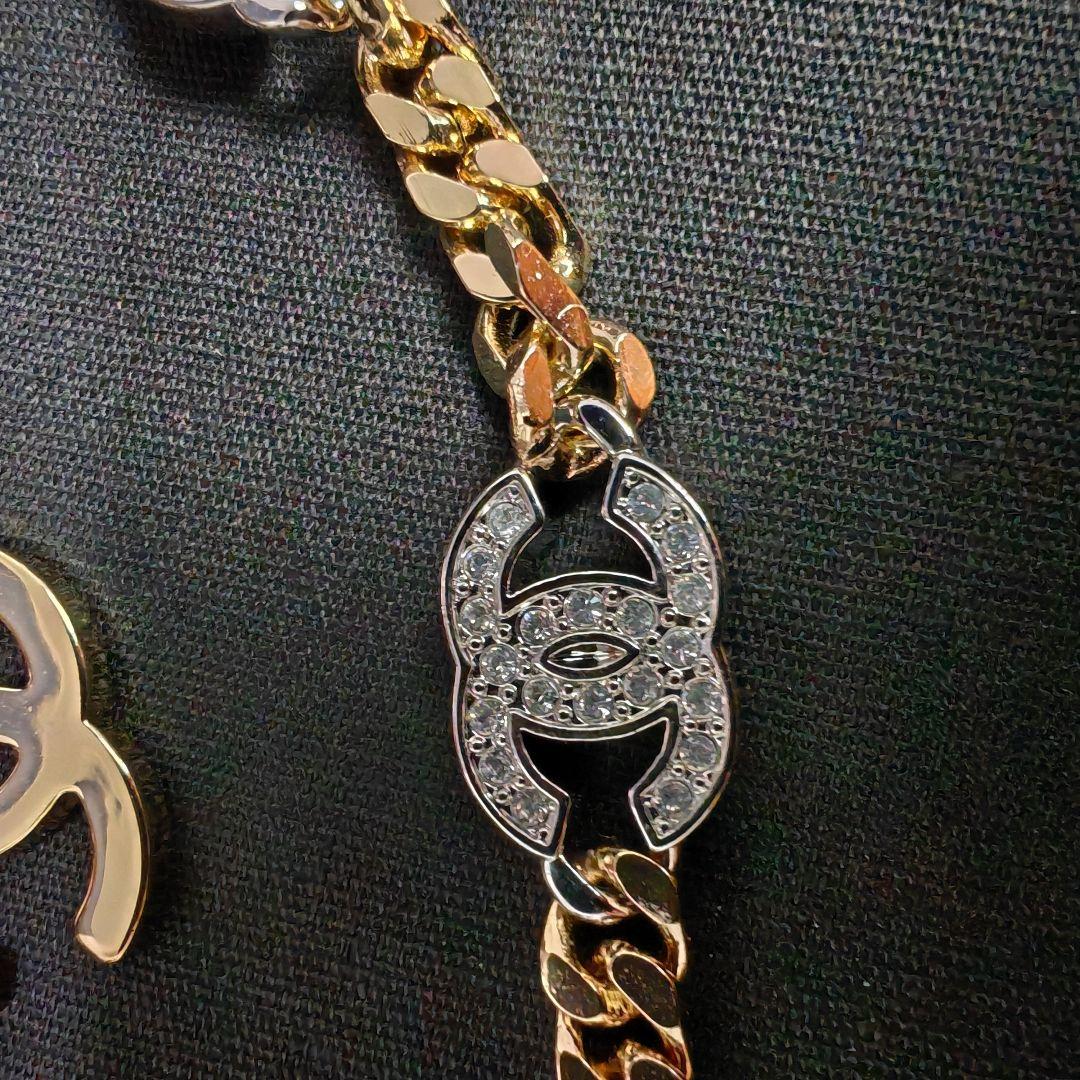 CHANEL ココマーク チェーン チョーカー ネックレス B21A 美品