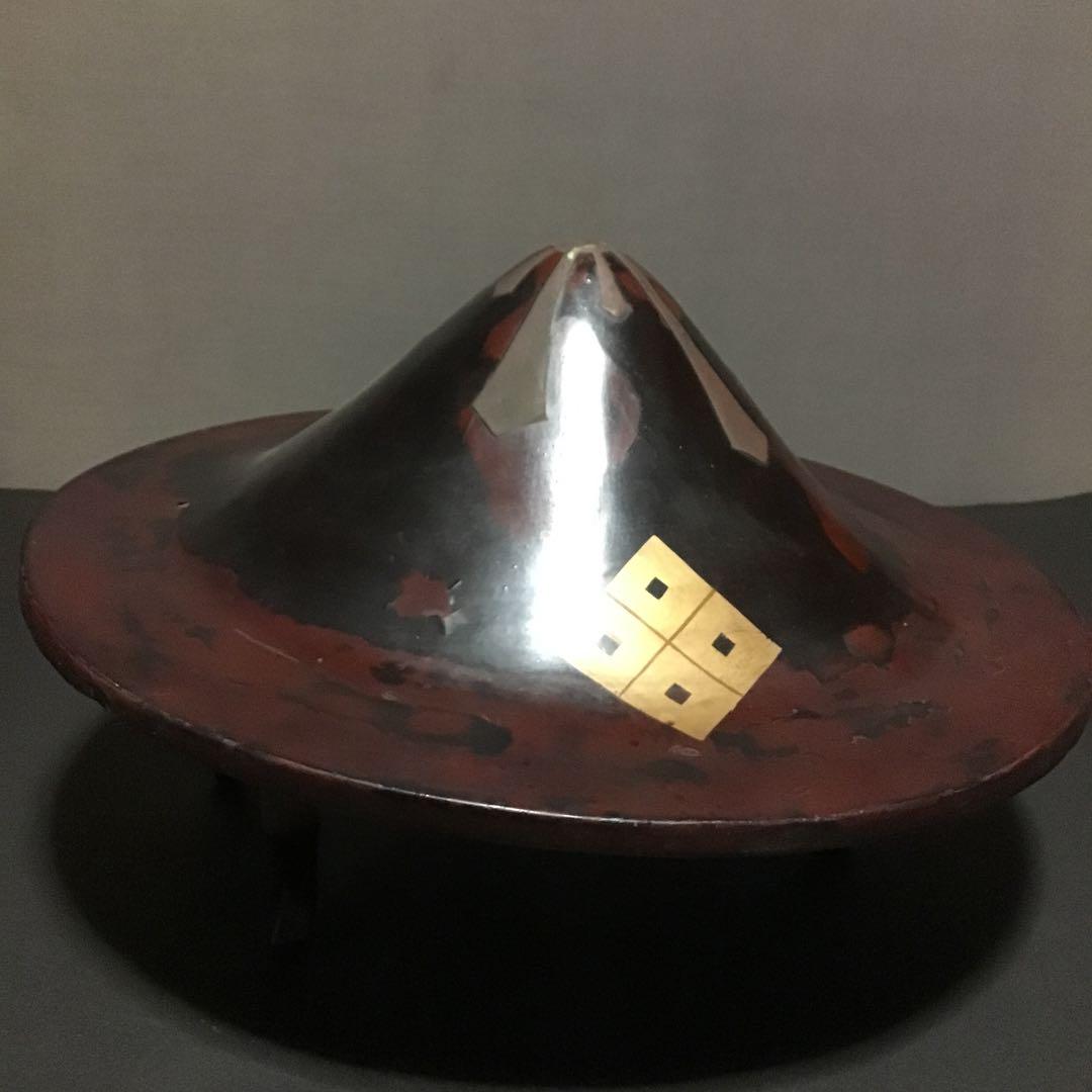 銅製　戦陣用陣笠　　江戸期