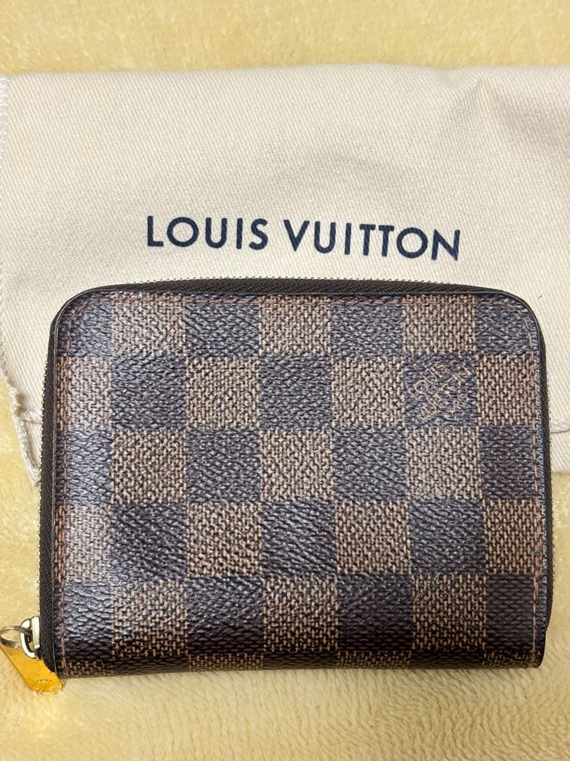 ルイヴィトン　ジッピーパース　ダミエ　ミニ財布　カードケース　LV