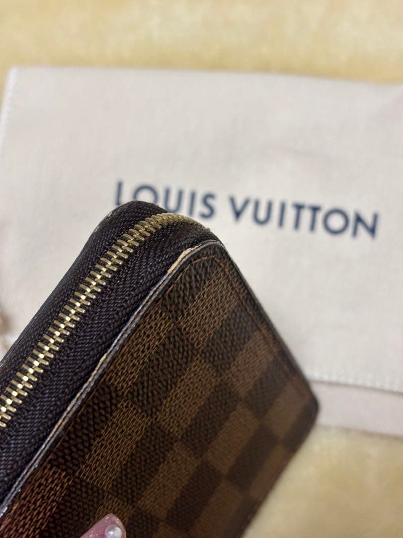 ルイヴィトン　ジッピーパース　ダミエ　ミニ財布　カードケース　LV