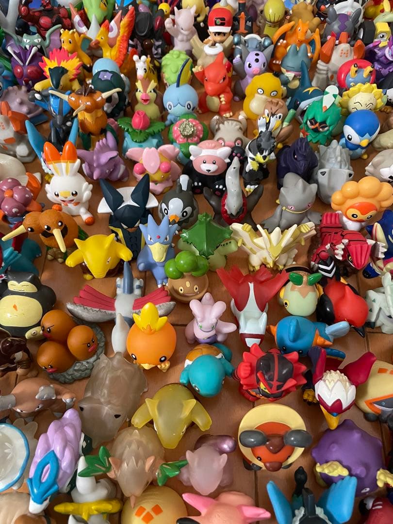 ポケモンキッズ　指人形　まとめ売り 220体　クリア