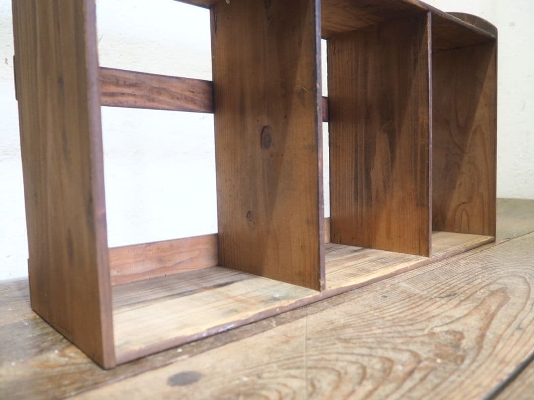 1174 ヴィンテージ　ブックラック　ケース　収納棚　本立て　古家具　レトロ