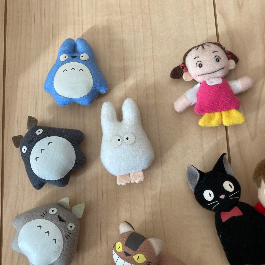 となりのトトロネコバス等 ぬいぐるみマグネットセット 14体　平成レトロ　レア