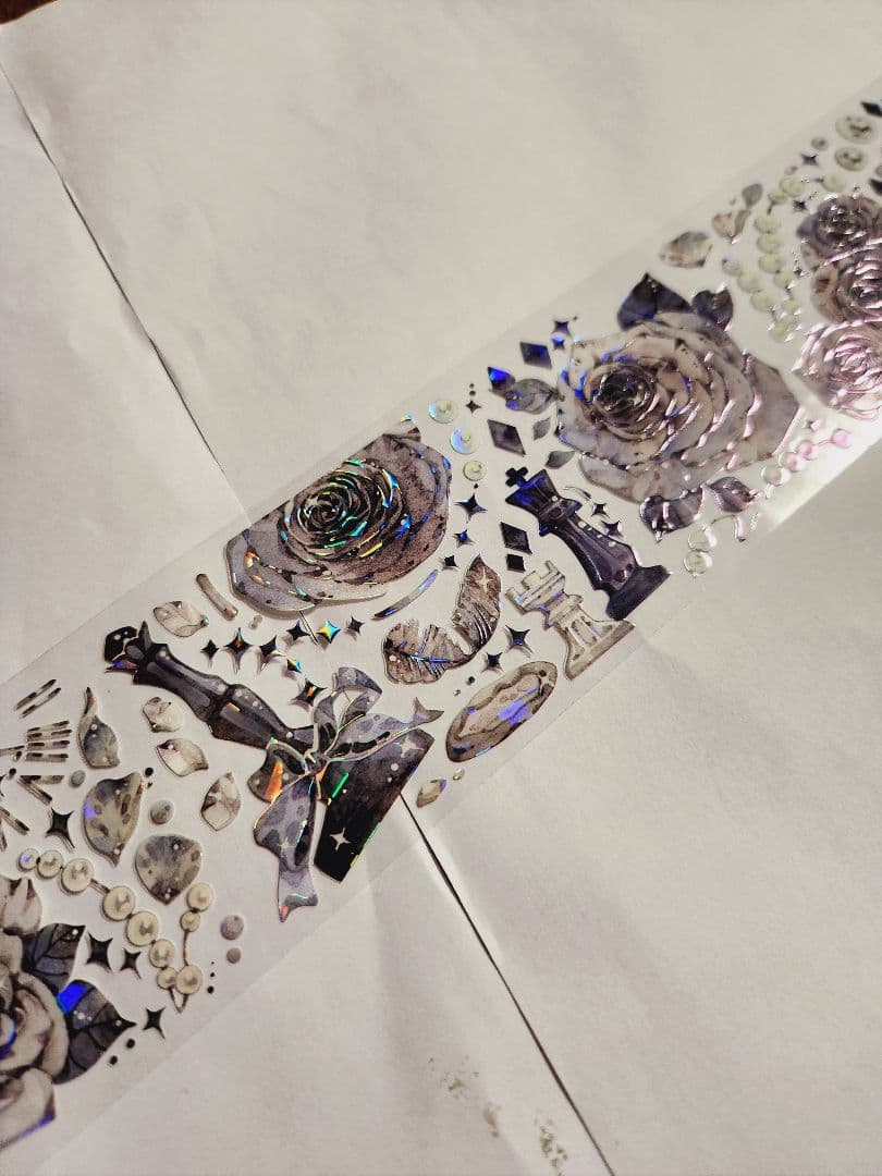 コラージュ素材 海外 マスキングテープ 花 フラワー 切り売り おすそ分け