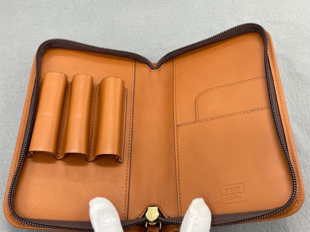 【未使用】PILOT×SOMES ペンケース ラウンドファスナー式SLPC-01