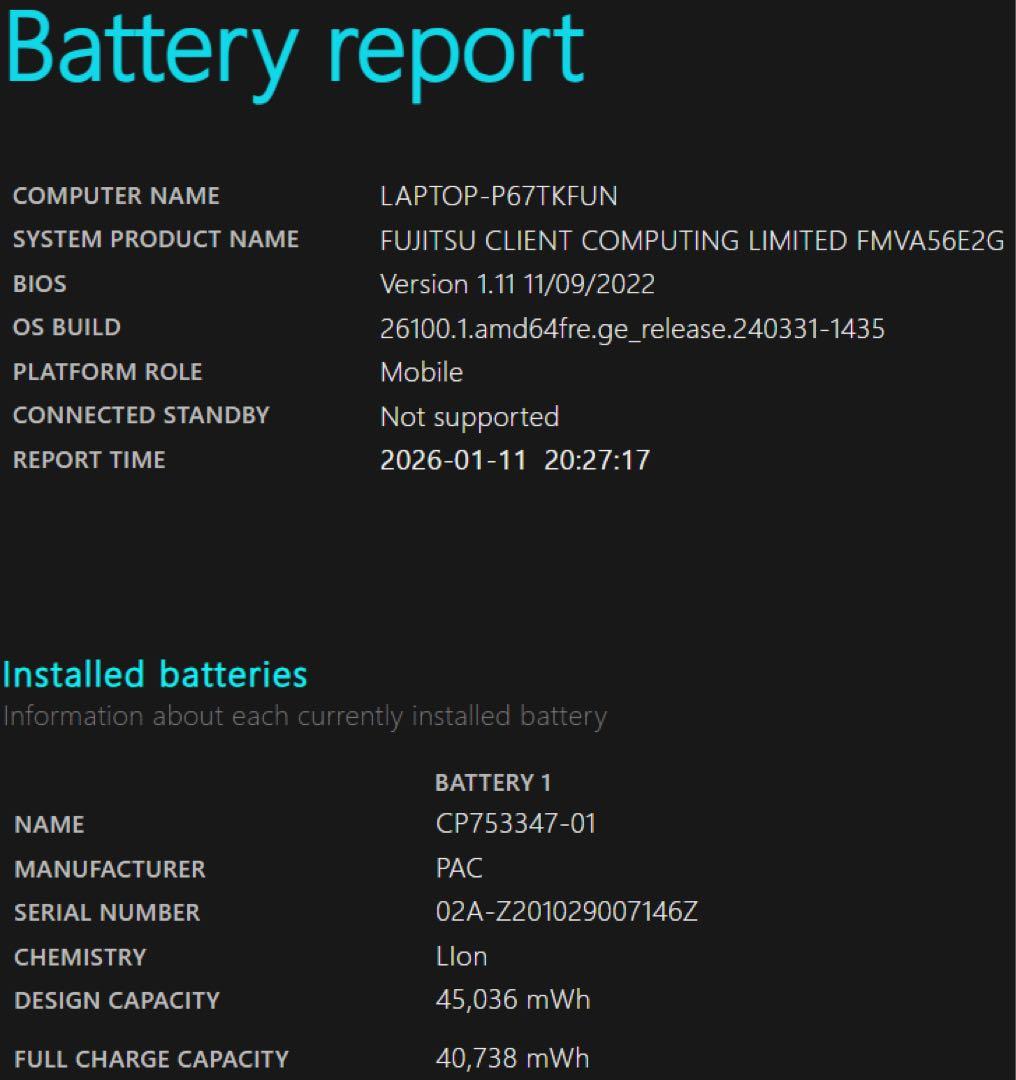 富士通 LIFEBOOK AH56/E2 i7 10510U SSD 2TB