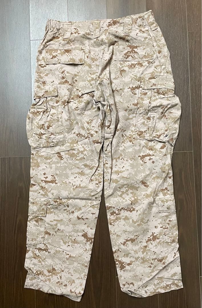 米軍海兵隊MARPATデザート迷彩ＢＤＵ　パンツ　実物