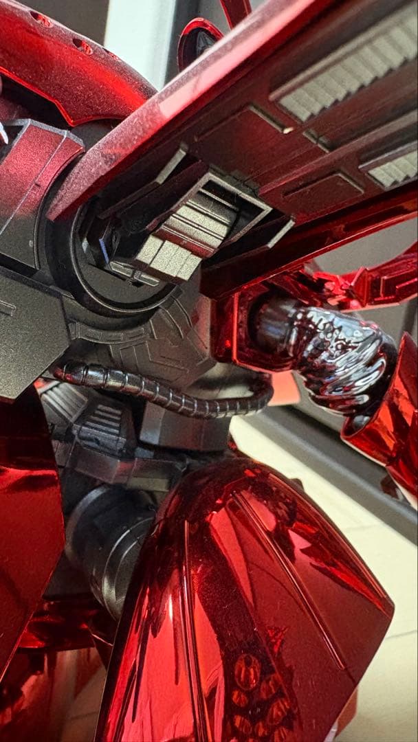 hg ナイチンゲール rg ハイニューガンダム メッキ加工完成品 一部塗装有り