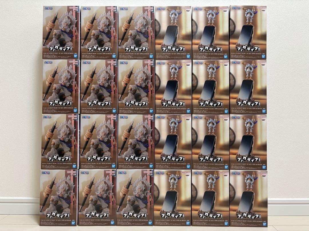 ワンピース　フィギュア ニカ　ルフィ 24個セット　新品未開封　フィグライフ