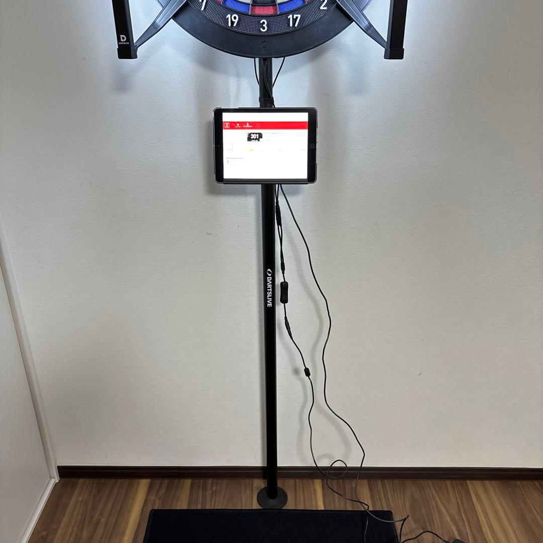 引取限定４点セット ダーツライブホーム　ポール　LEDライト　スローマット