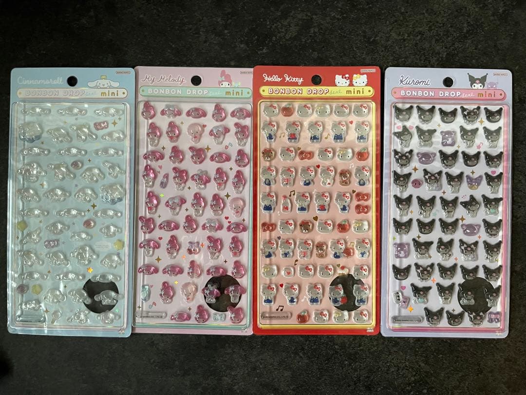 【正規品】サンリオ　ディズニー　たまごっち 他色々ボンボンドロップシール 15点