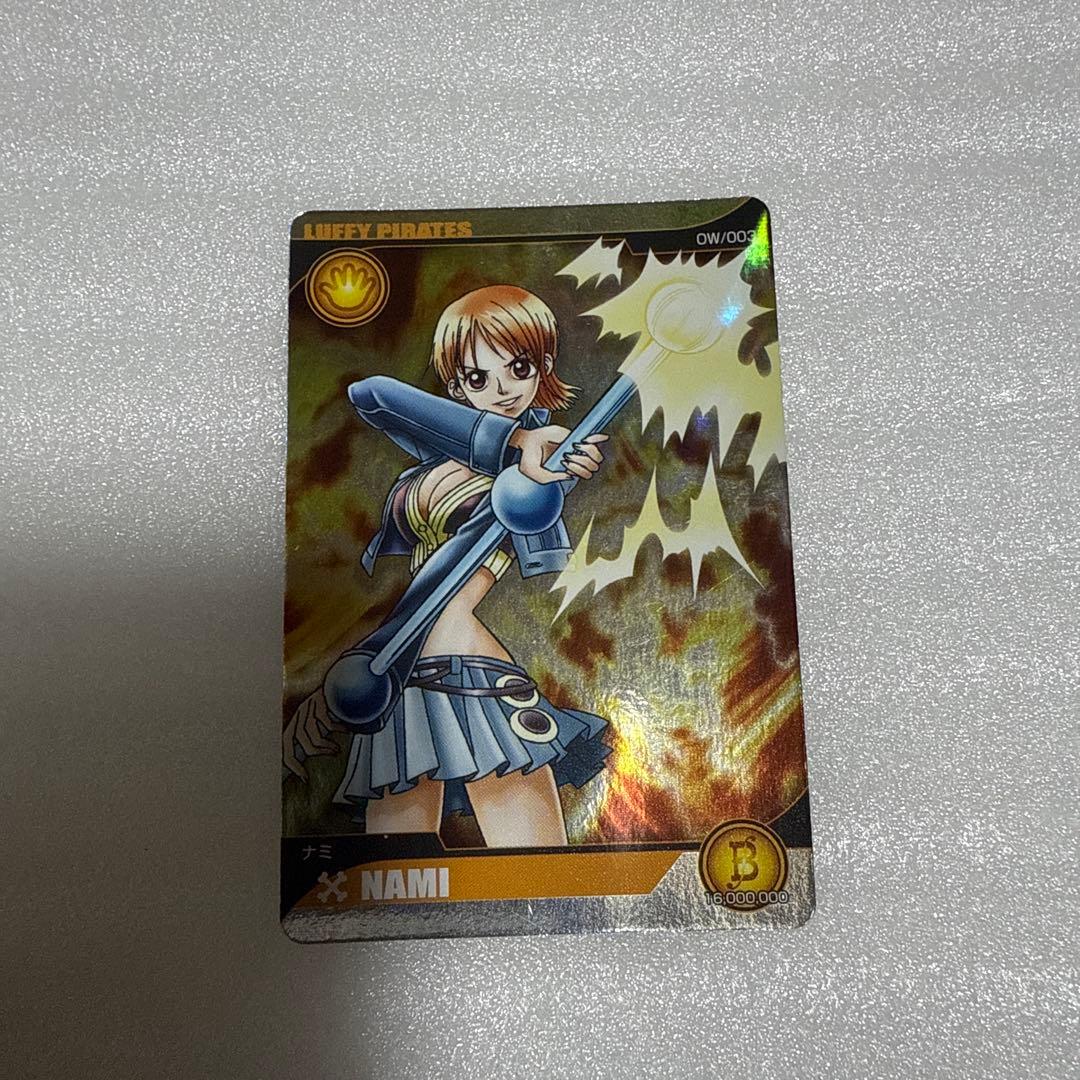 ワンピース ナミ WANTEDカード 2008年製