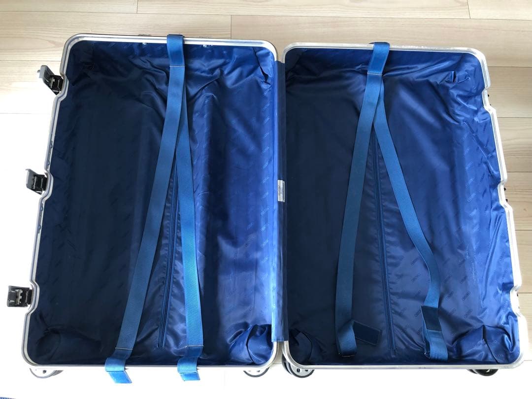 希少 リモワ トパーズ 82L 4輪 青ロゴ 旧ロゴ TSAロック アルミニウム