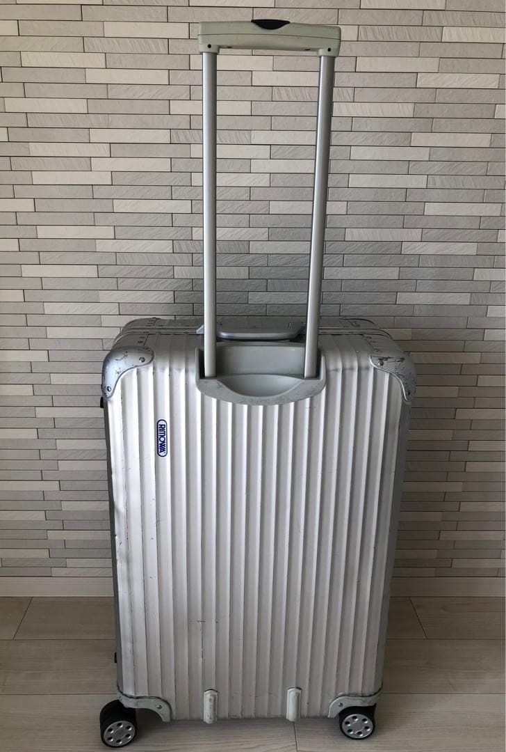 希少 リモワ トパーズ 82L 4輪 青ロゴ 旧ロゴ TSAロック アルミニウム