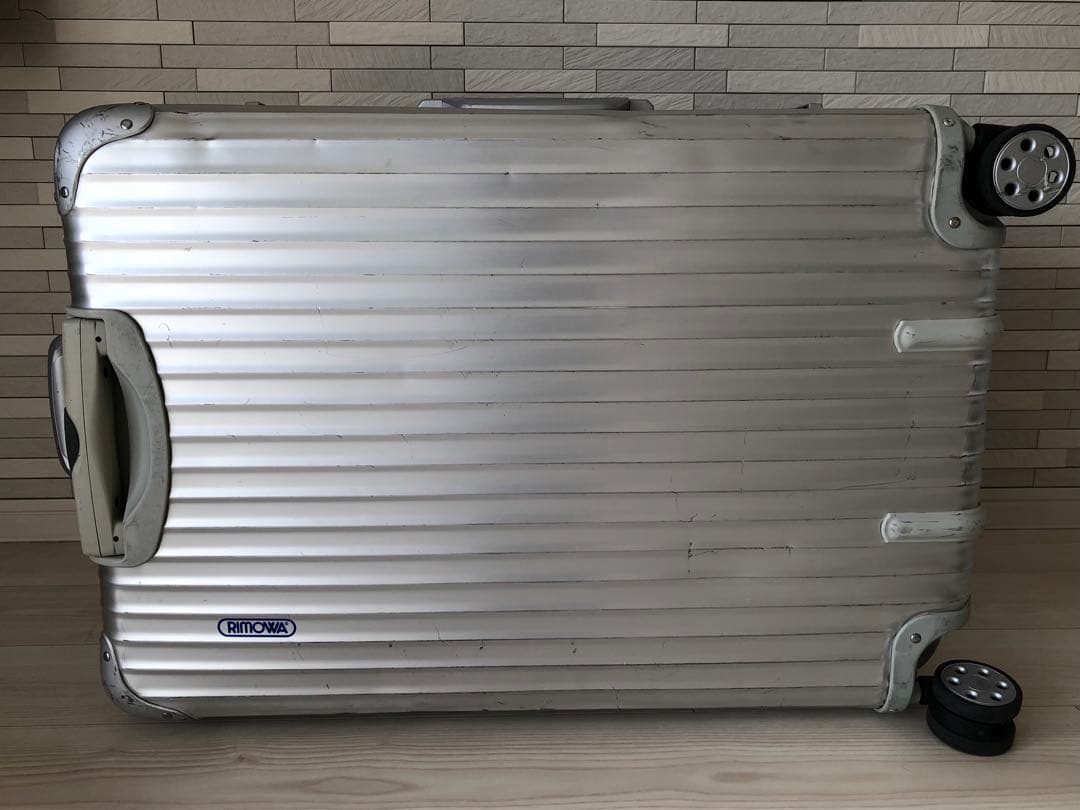 希少 リモワ トパーズ 82L 4輪 青ロゴ 旧ロゴ TSAロック アルミニウム