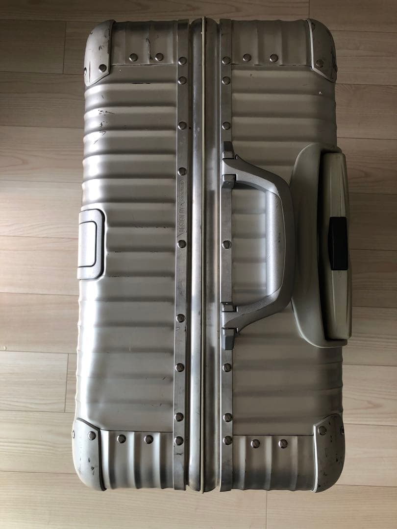 希少 リモワ トパーズ 82L 4輪 青ロゴ 旧ロゴ TSAロック アルミニウム